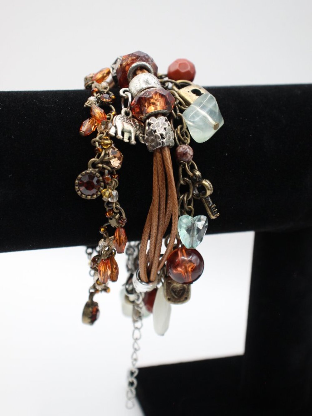 Women's 3 pc. Boho Stack Bracelets Charm Toggle